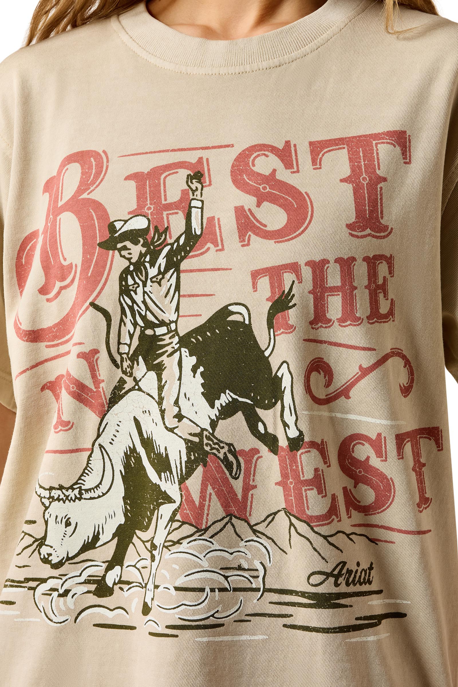 Ariat Dame Ariat Bull Rider Arched T-shirt