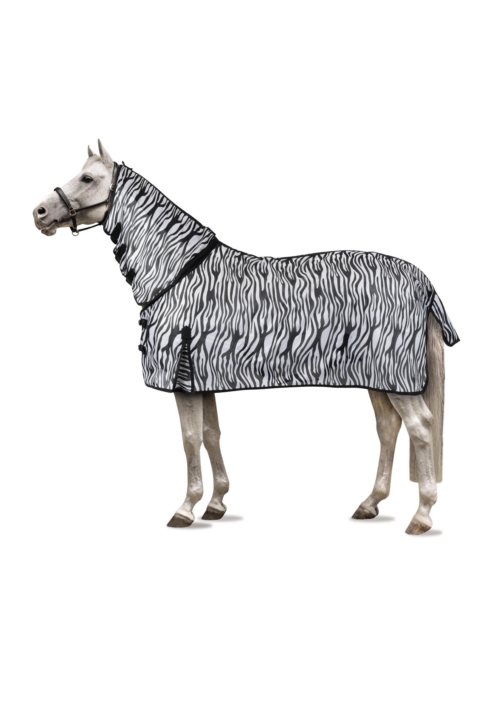 zebra Horze Defender flued&aelig;kken  