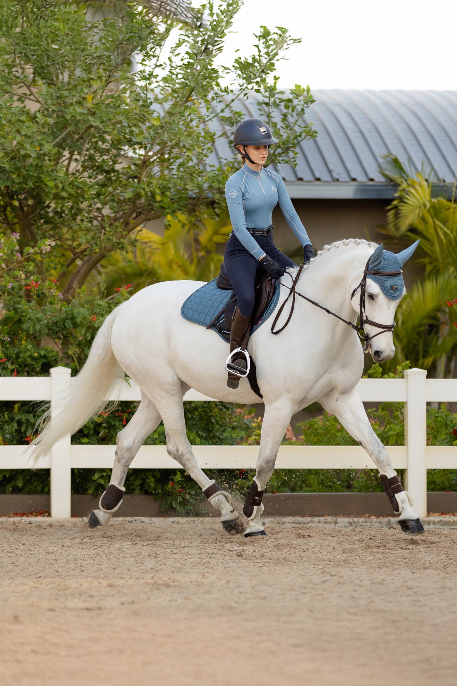 LeMieux Loire Classic Square CC Sadelunderlag til springning