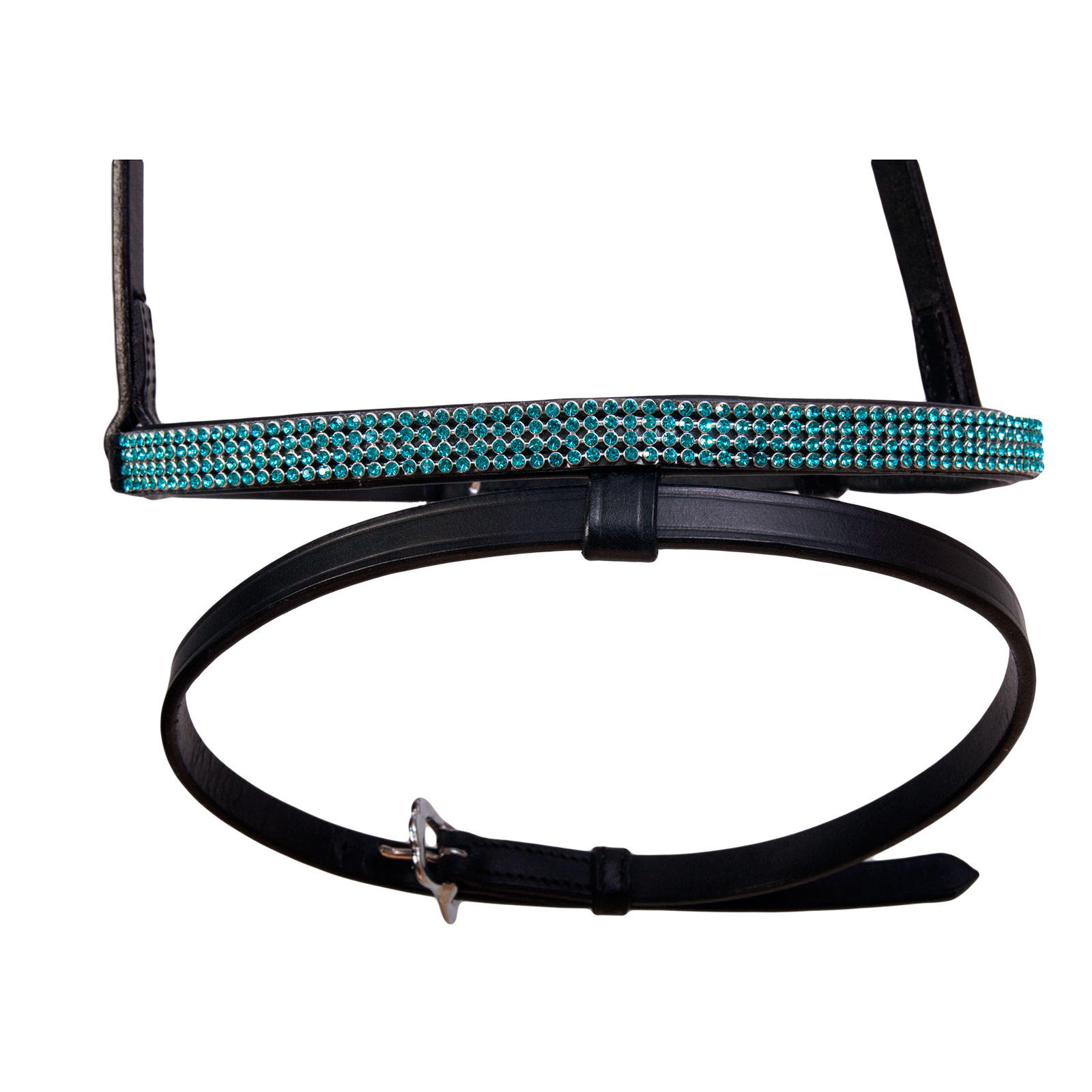 Karlslund Kombineret næsebånd, 4 rækker krystaller