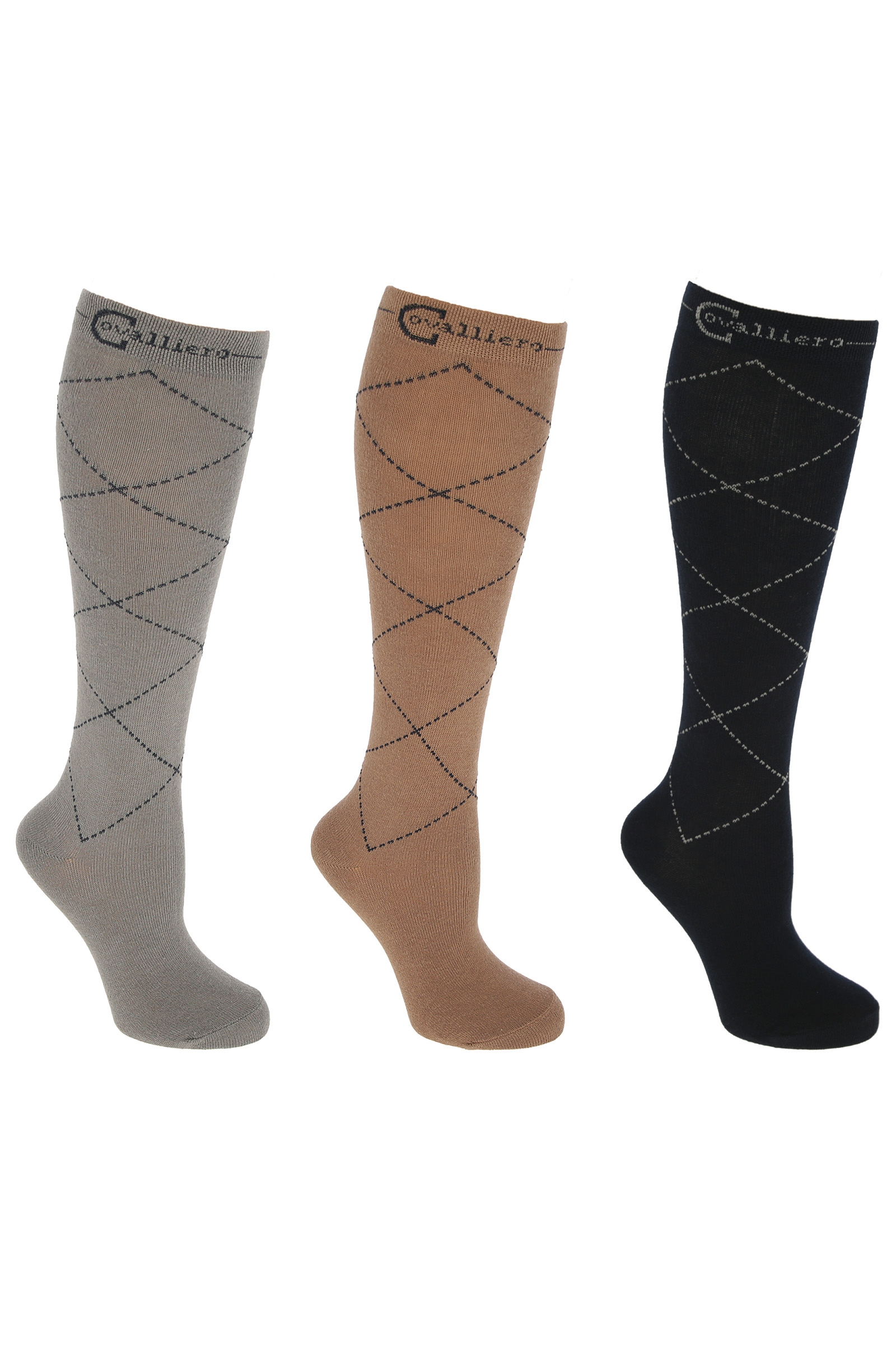 Covalliero Karo Riding Socks (Pack of 3)