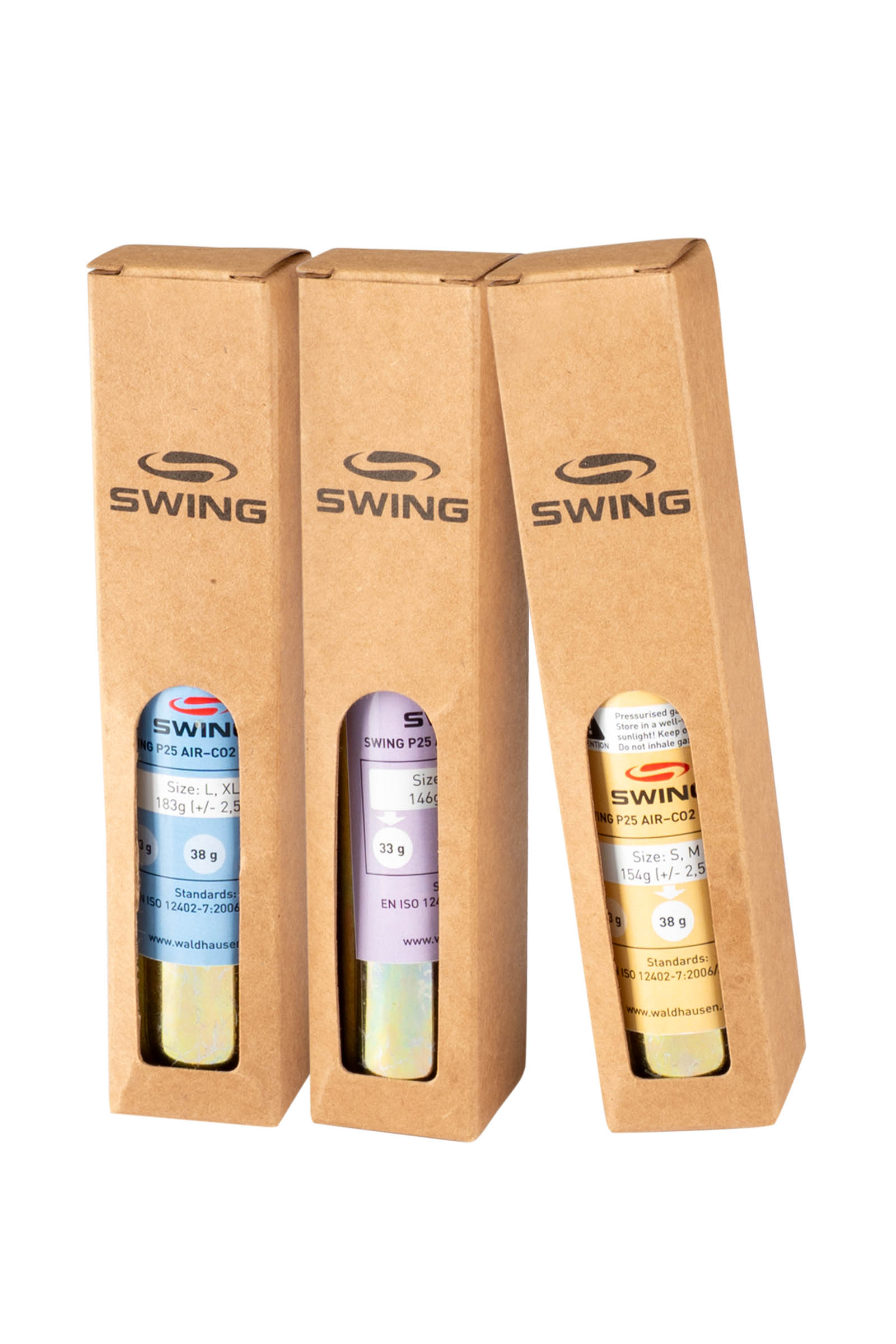 SWING Cartridge CO2 for SWING P25 AIR, S, M, 38g