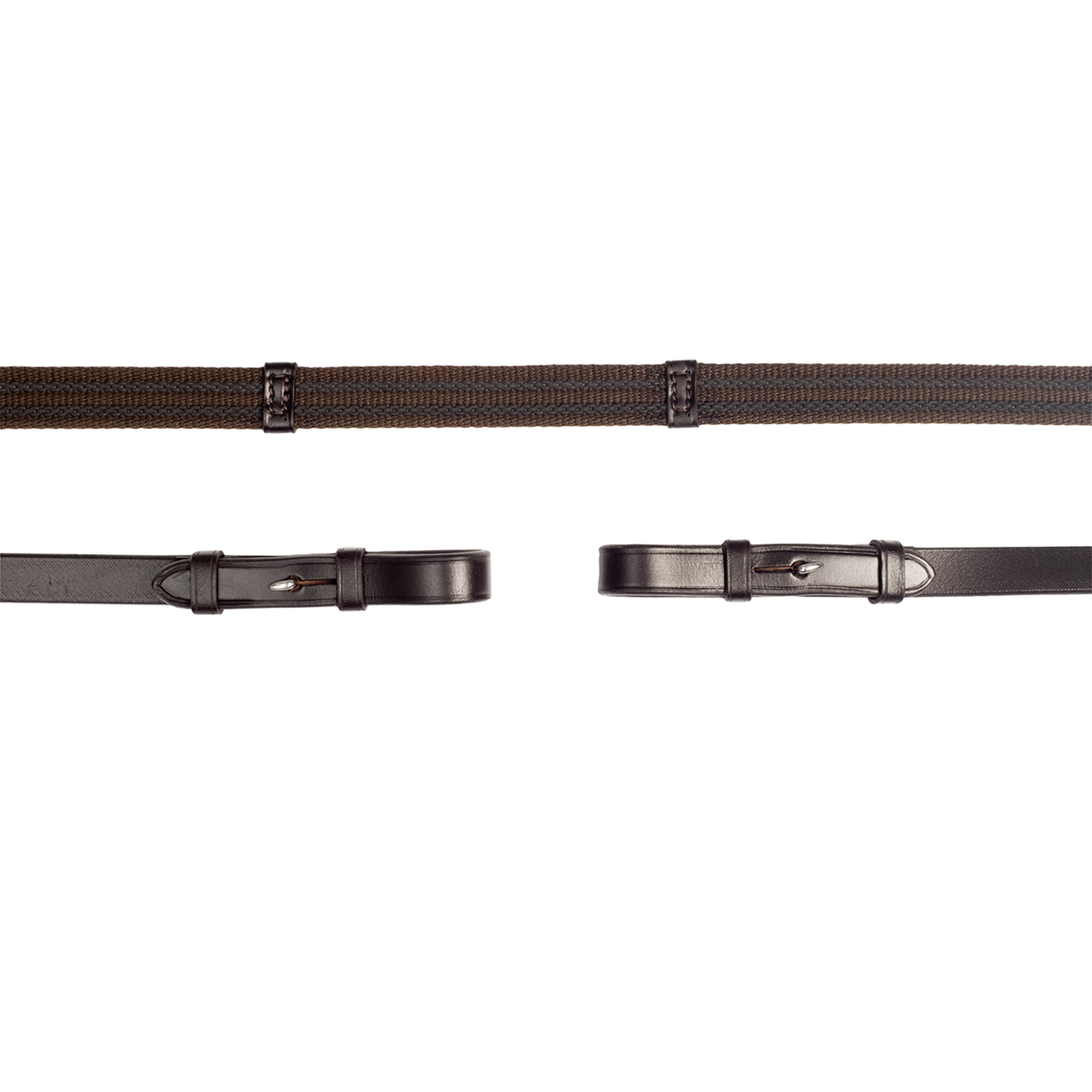 Schockemöhle Sports grip tøjler, Champions Collection - gummierede