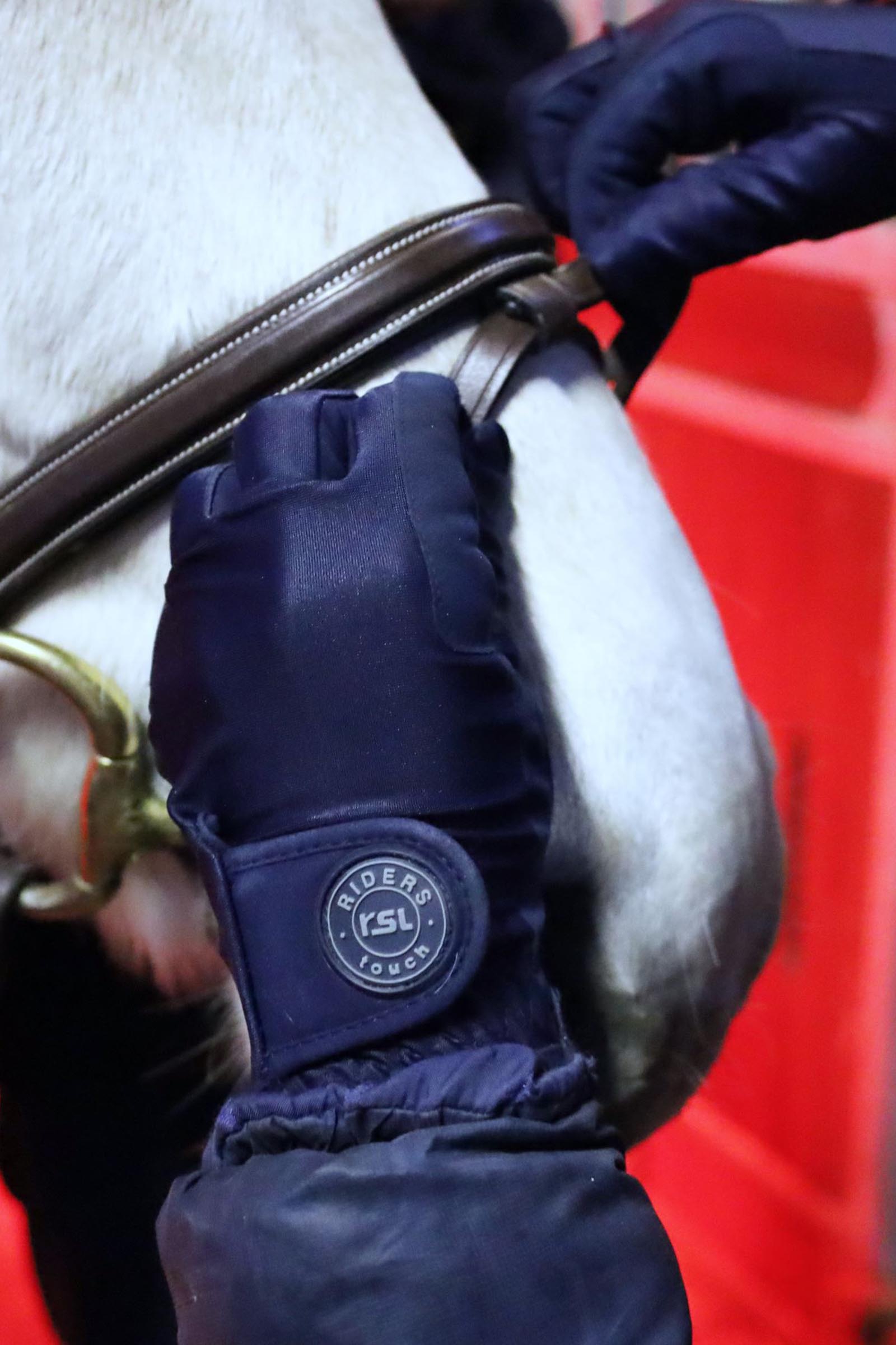 Navy RSL Amalia ridehandsker til b&oslash;rn