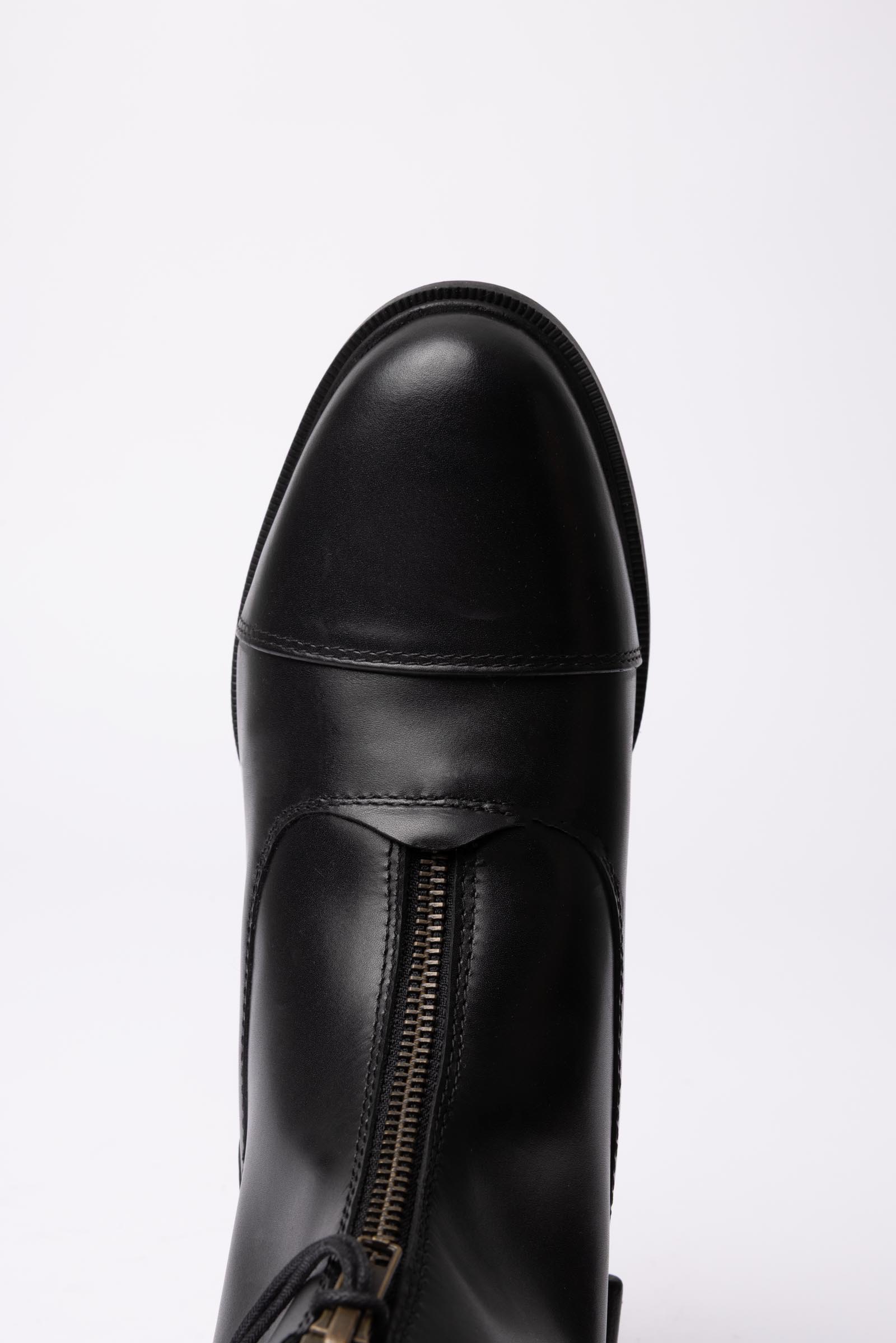 Horze Oldenburg l&aelig;der jodhpurst&oslash;vler med lynl&aring;s foran