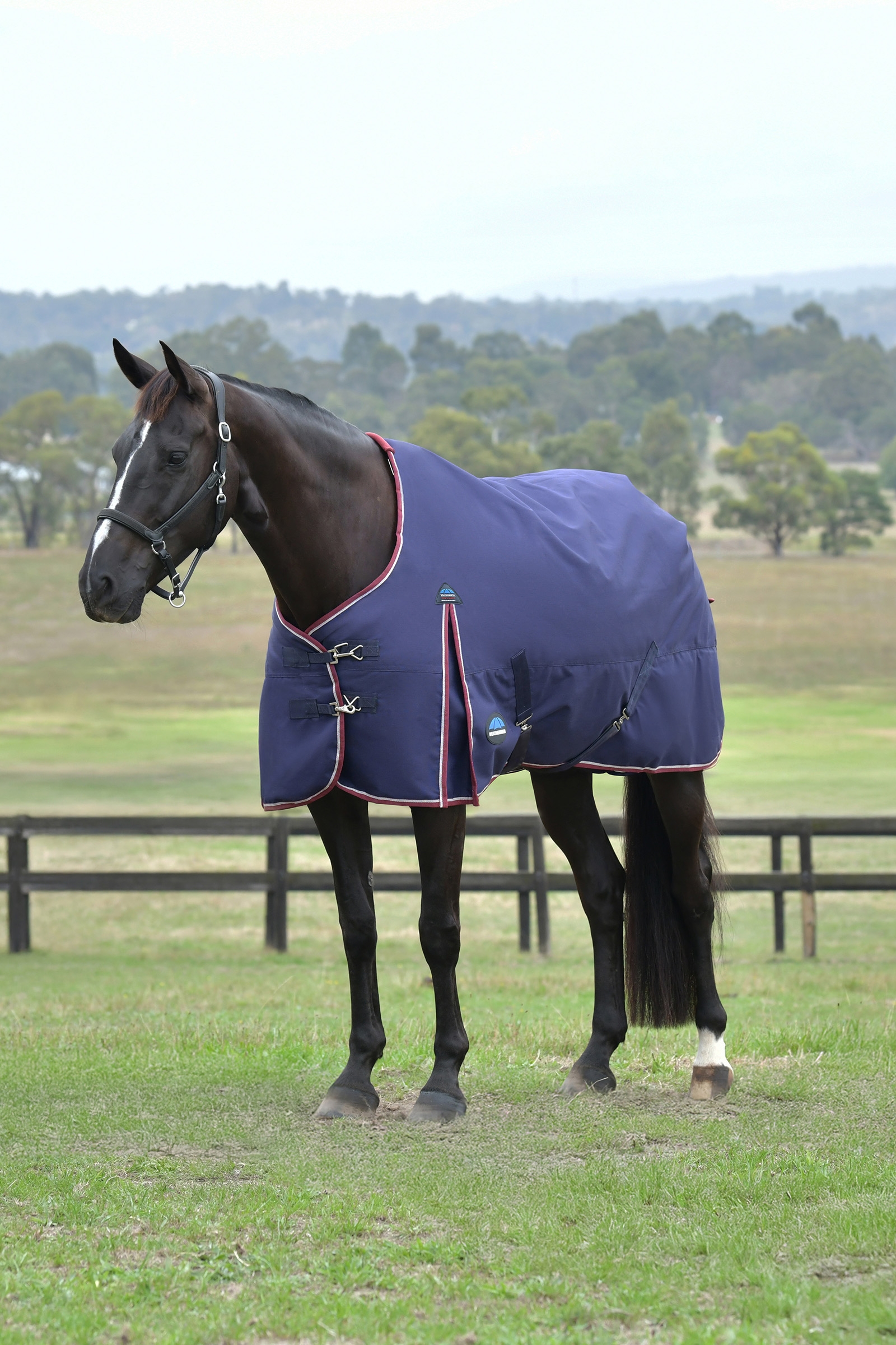 Navy/Burgundy Weatherbeeta ComFiTec Essential Udend&oslash;rs Standard Hals 50G