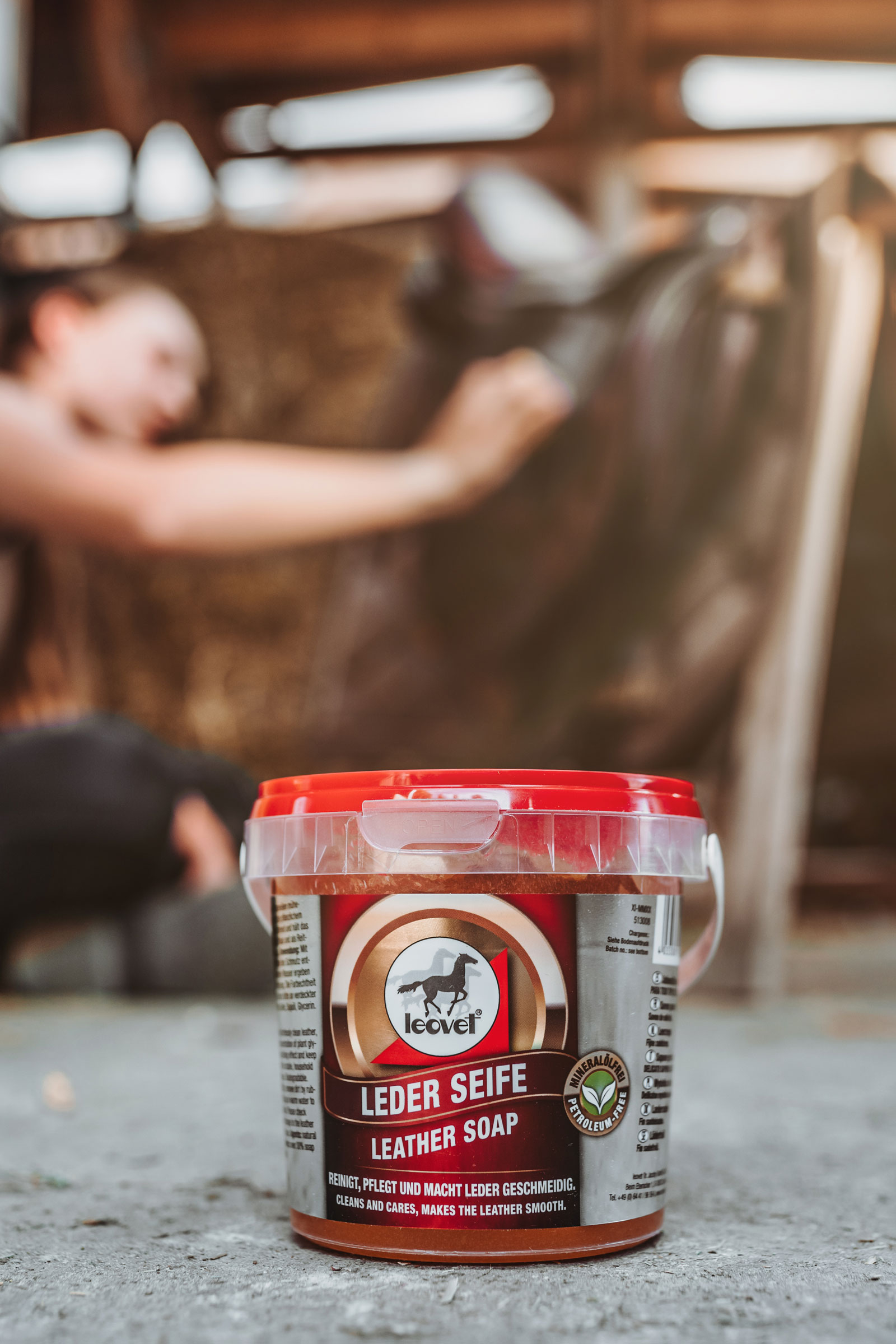 Leovet L&aelig;ders&aelig;be, 500g (450ml)