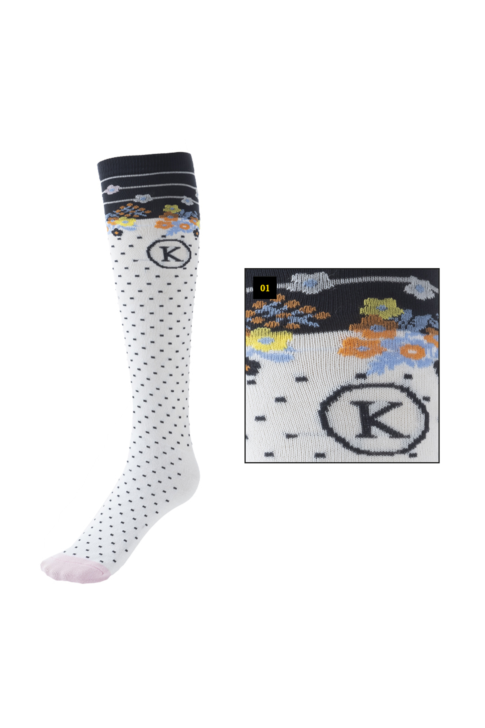 Kavalkade Kaval Socks Sommer Tynde Ride Striber
