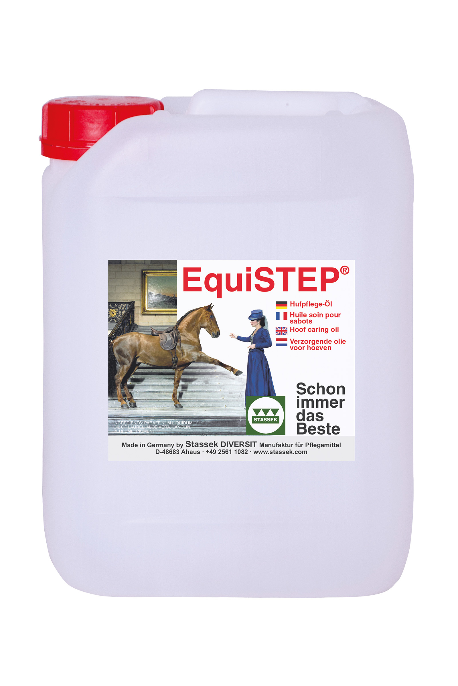 Stassek EquiSTEP Hoof Oil Refill dunk, 5 liter