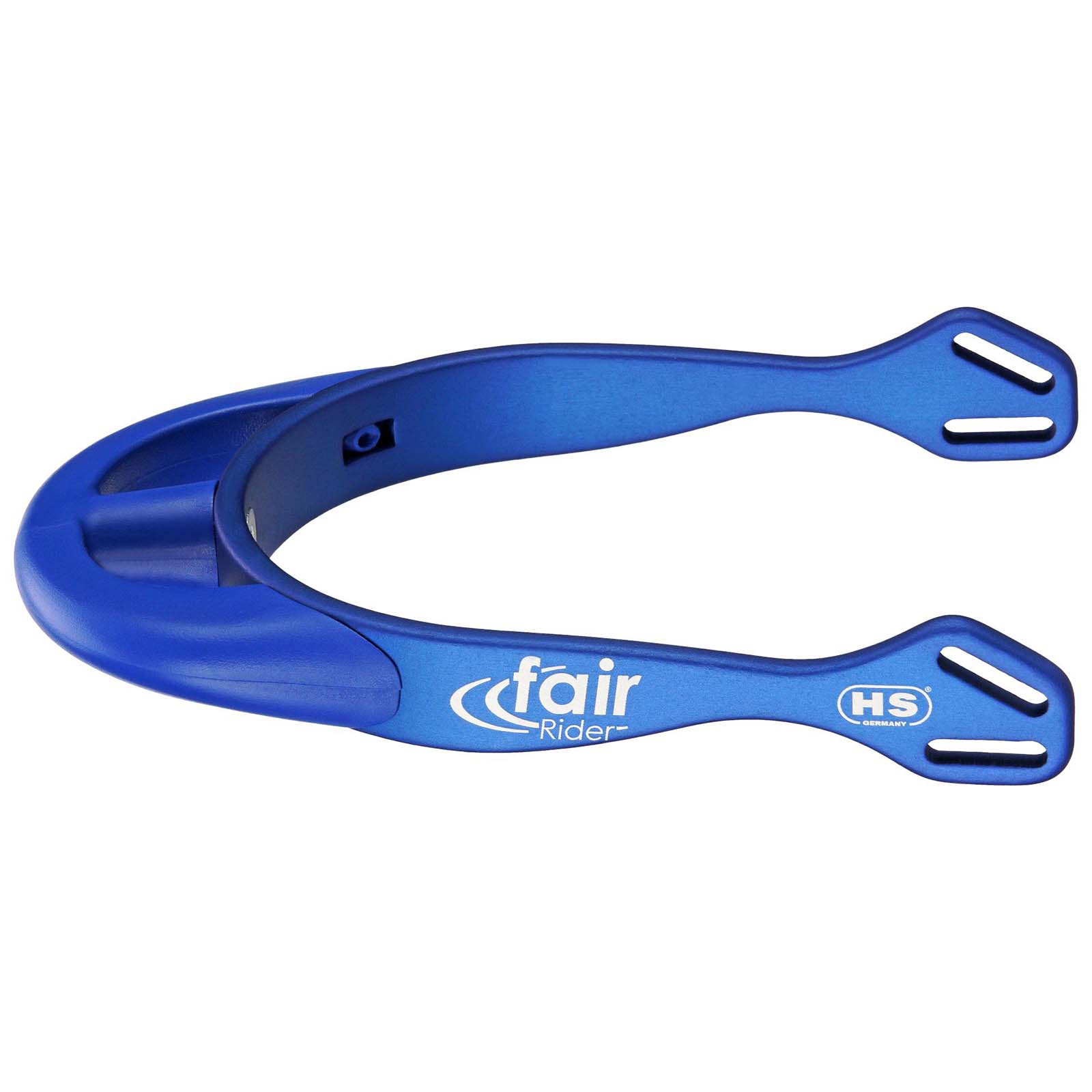 Blue/Blue Sprenger FairRider Aluminium Sporer med Rund Hals 25 mm