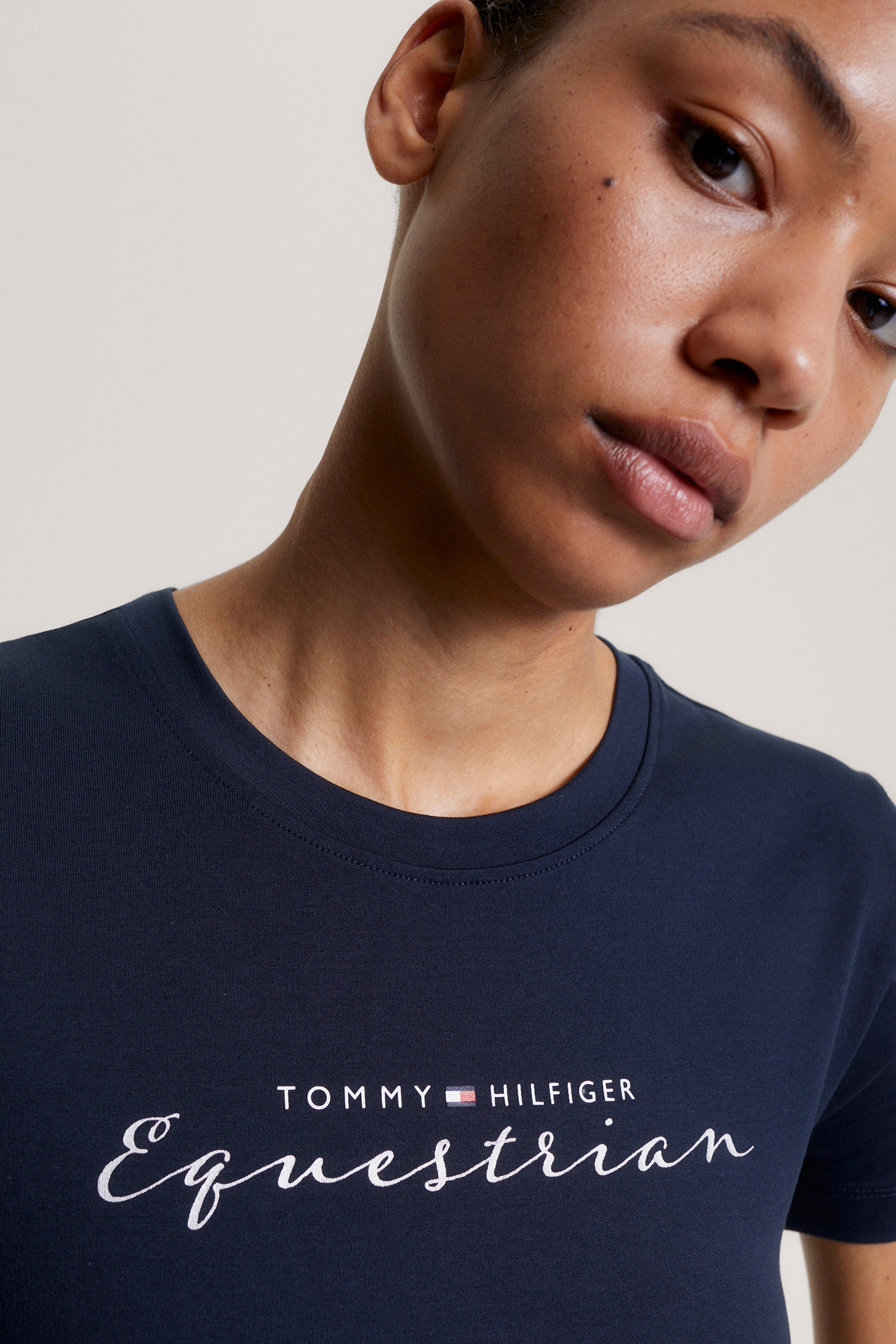 Tommy Hilfiger Equestrian Brooklyn T-shirt med korte ærmer med motiv