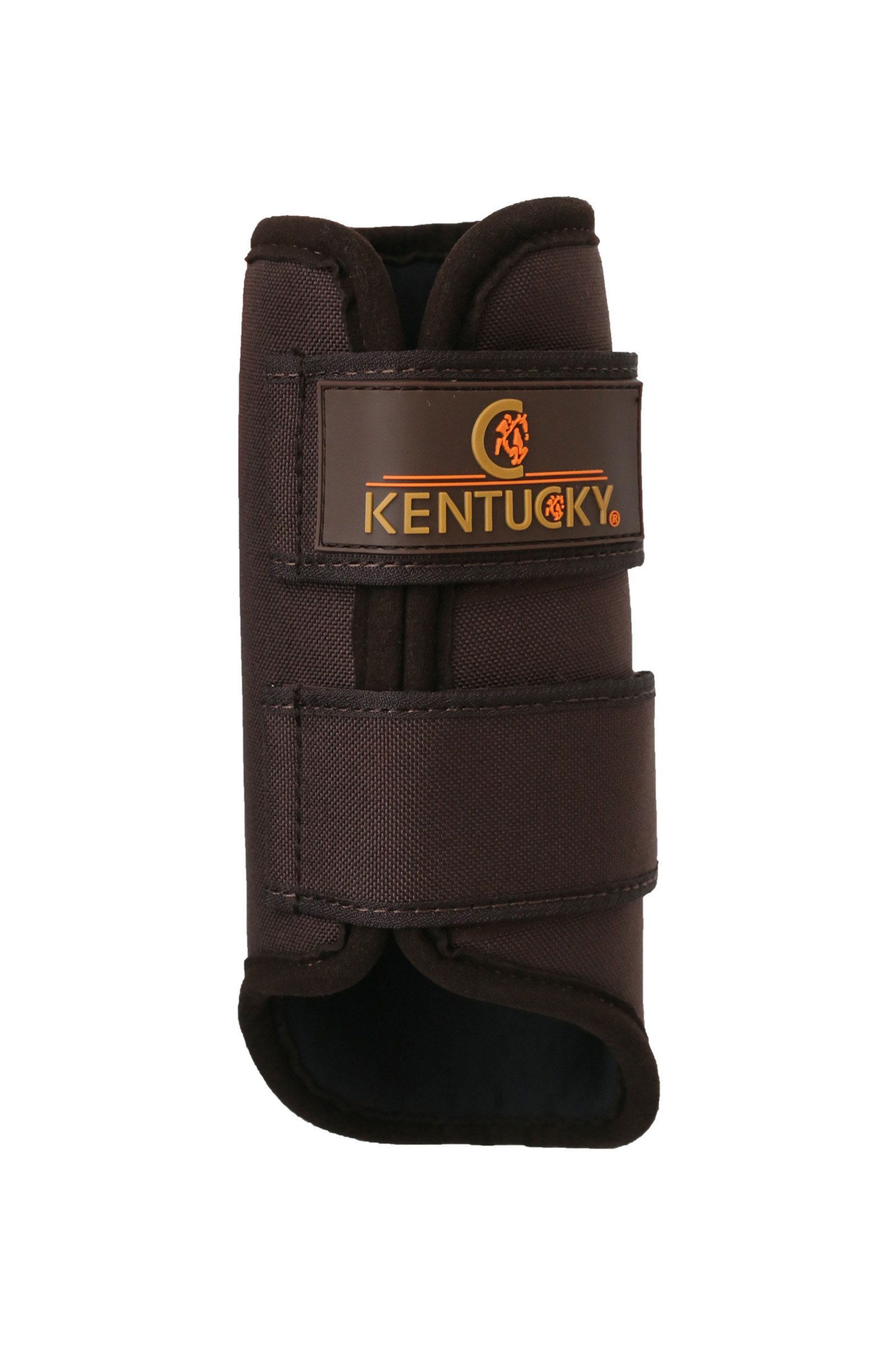 Brown Kentucky Horsewear 3D Spacer gamacher foran