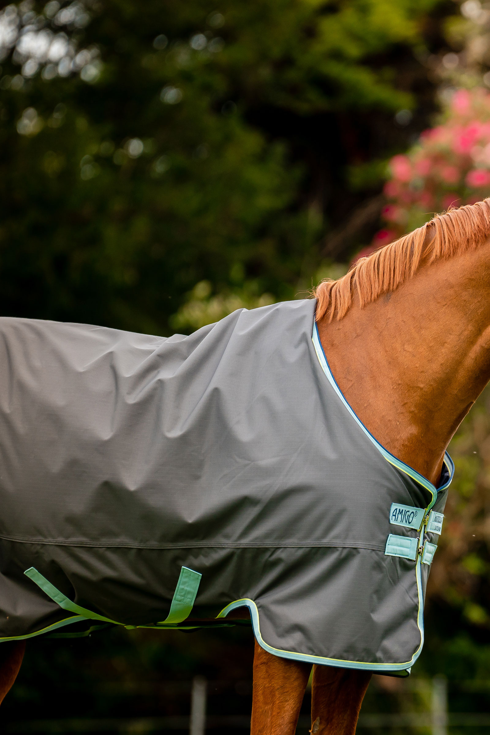 Horseware Amigo Hero Ripstop Plus udedækken med aftagelig hals, 200g