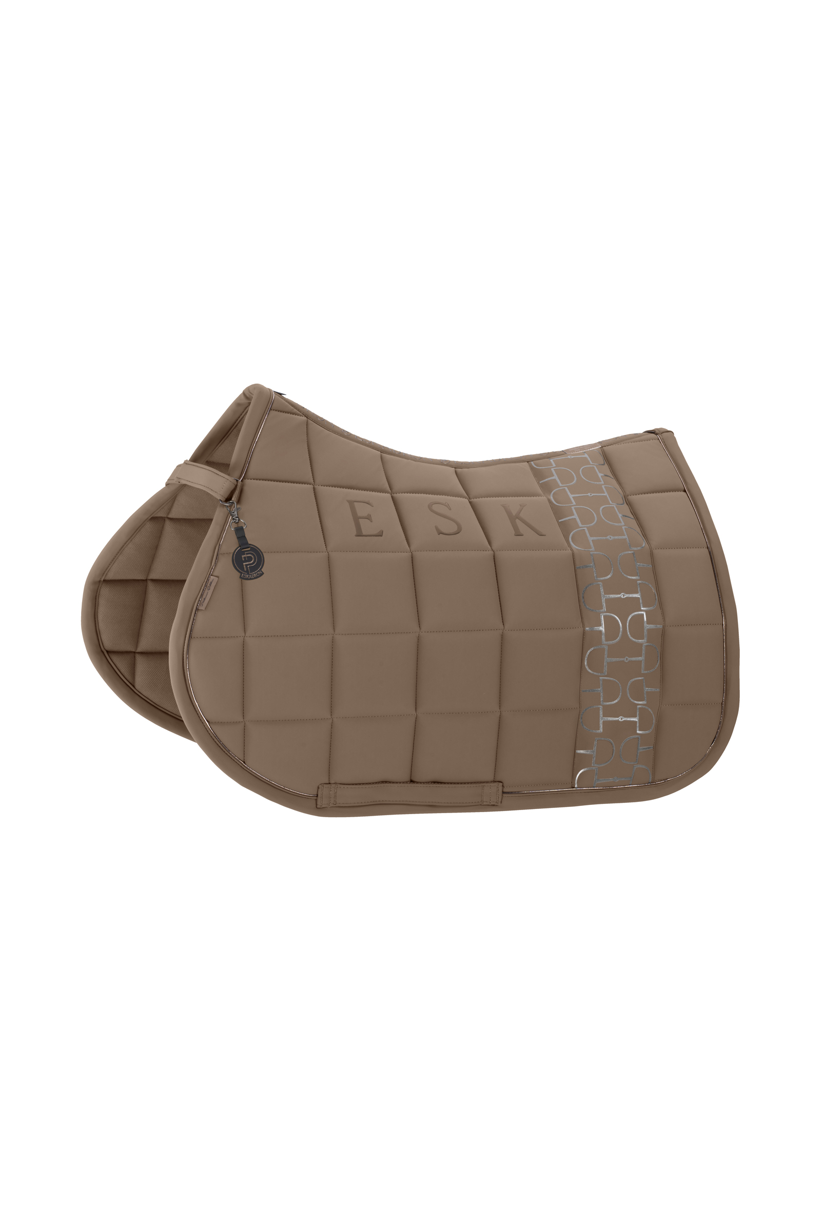 Smoky Taupe Eskadron Platinum 25 Big Square Softshell allround sadelunderlag
