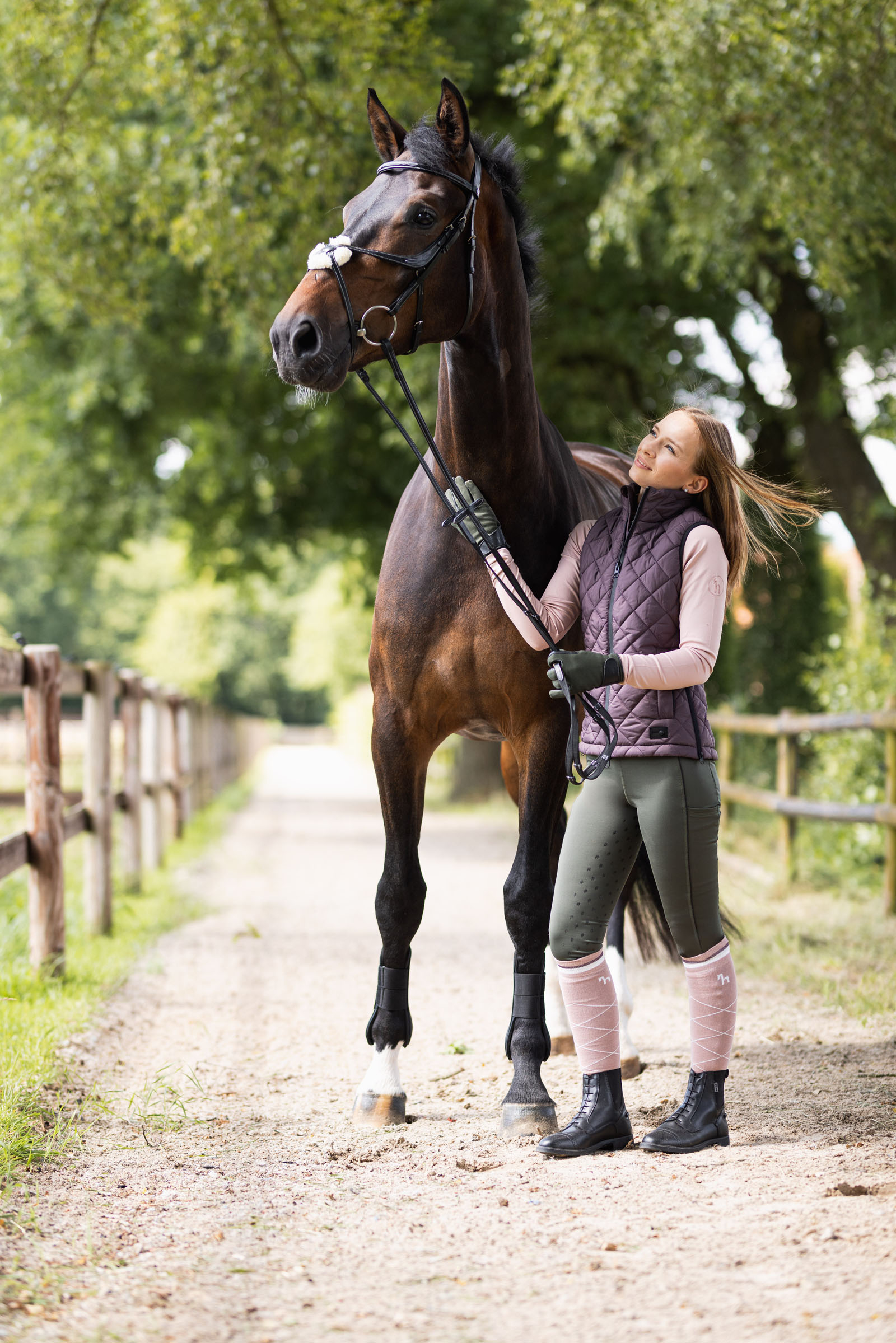 Horze Young Rider AYA H&oslash;jtaljede Tights, damemodel
