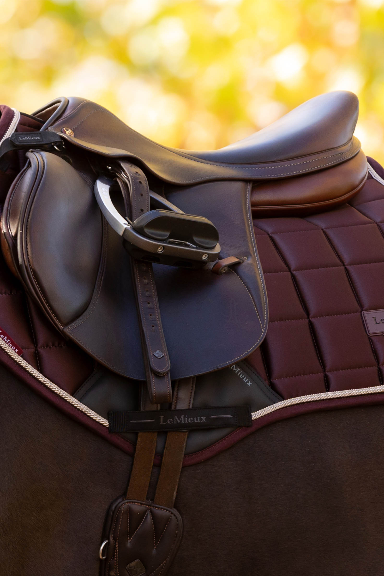 LeMieux Loire Square CC Sadelunderlag til springning