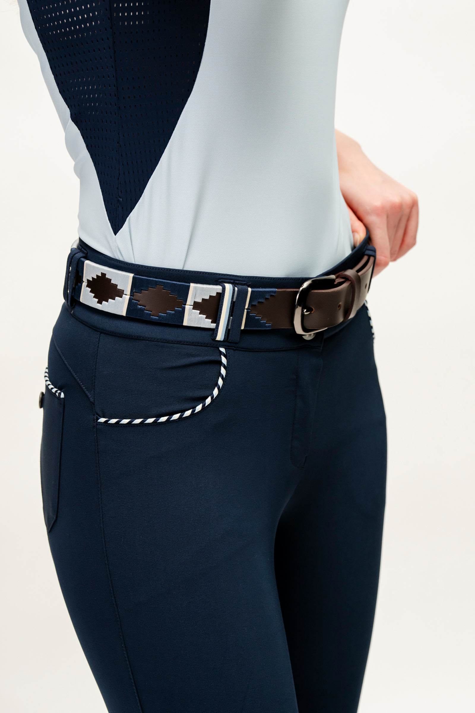 Newmarket Navy Horseware Newmarket Polo bælte