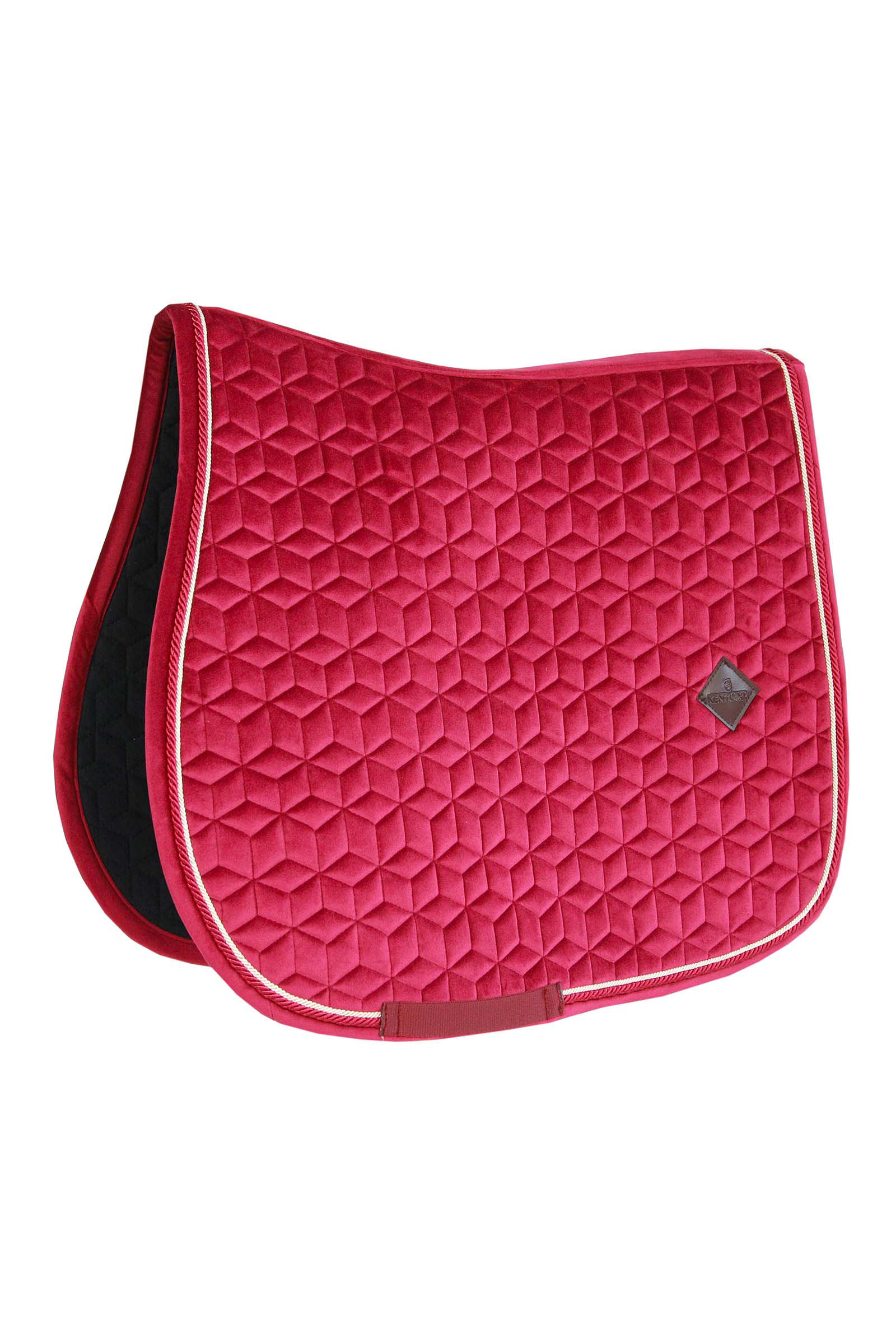 Fuschia rose Kentucky Horsewear Velvet springunderlag