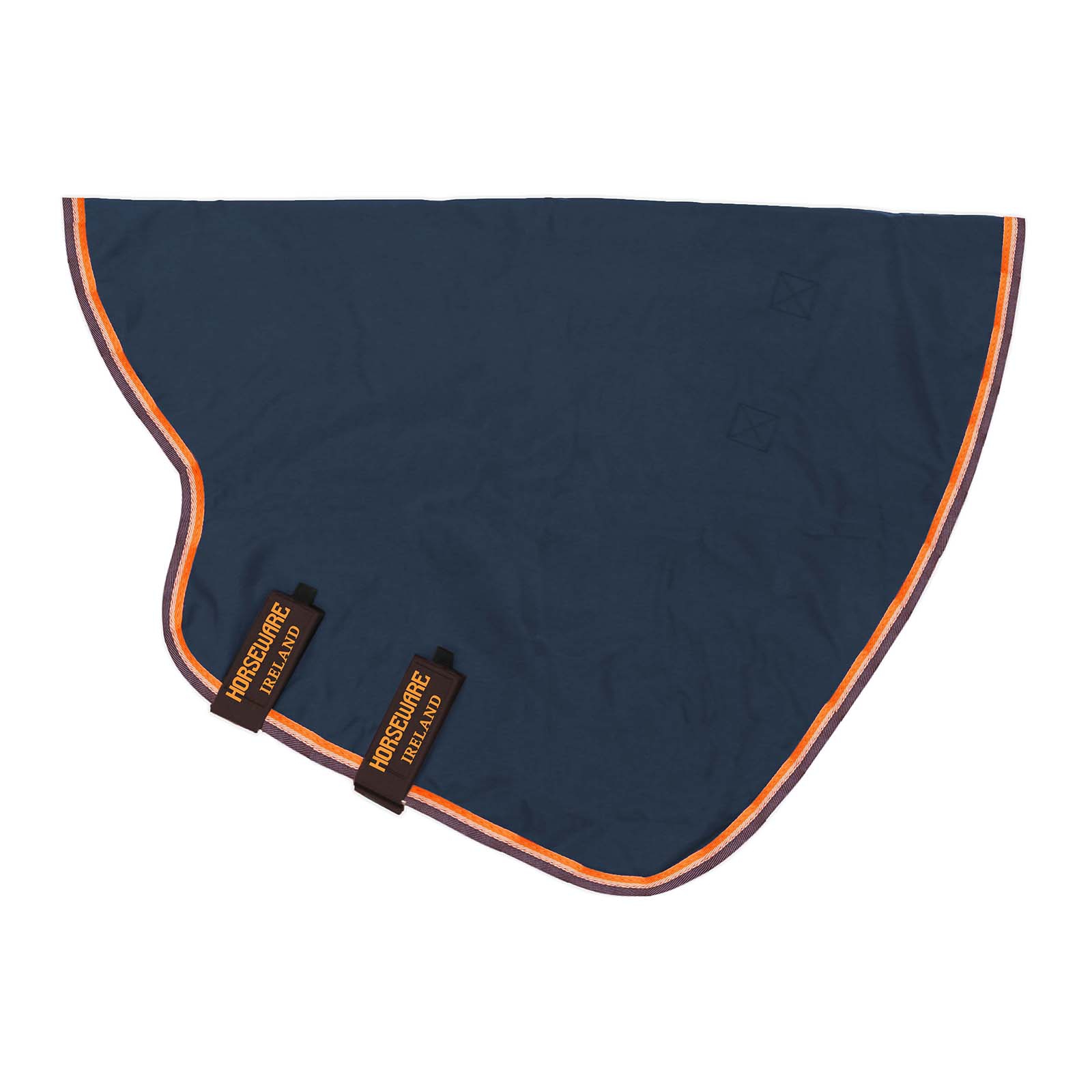 Navy/ Orange/ Tan Brown Horseware Rambo Original Hals, 0 gr